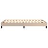 vidaXL Boxspringbettgestell Cappuccino-Braun 120x200 cm Kunstleder