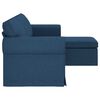 vidaXL Sofa Blau 215 x 138 x 80 cm Stoff