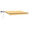 vidaXL Ausziehbare Markise Sand 400 x 300 cm Stoff und Aluminium