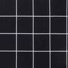 vidaXL Gartenbank-Auflagen 2 Stk. Schwarz Karomuster 120x50x7 cm Stoff