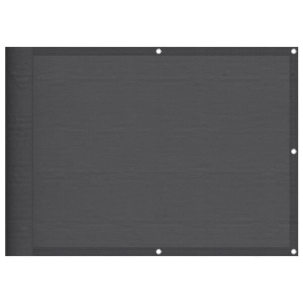 vidaXL Balkon-Sichtschutz Anthrazit 75x1000 cm 100 % Polyester-Oxford