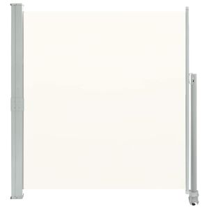 vidaXL Ausziehbare Seitenmarkise 140x300 cm Creme