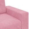 vidaXL Zweisitzer-Sofa Rosa 180x77x82 cm Samt