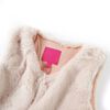 Kinderweste Kunstpelz Beige 128