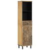 vidaXL Badschrank 38x33x160 cm Massivholz Mango