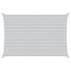 vidaXL Sonnensegel Hellgrau und Wei&szlig; 6 x 4 m 100 % Polyester Oxford