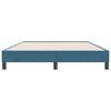 vidaXL Bettgestell ohne Matratze Dunkelblau 160x220 cm Samt