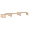 vidaXL Monitorst&auml;nder 80x24x10,5 cm Massivholz Kiefer