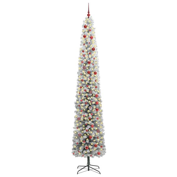 vidaXL Künstlicher Weihnachtsbaum mit 300 LEDs mit Ständer Grün 300 cm
