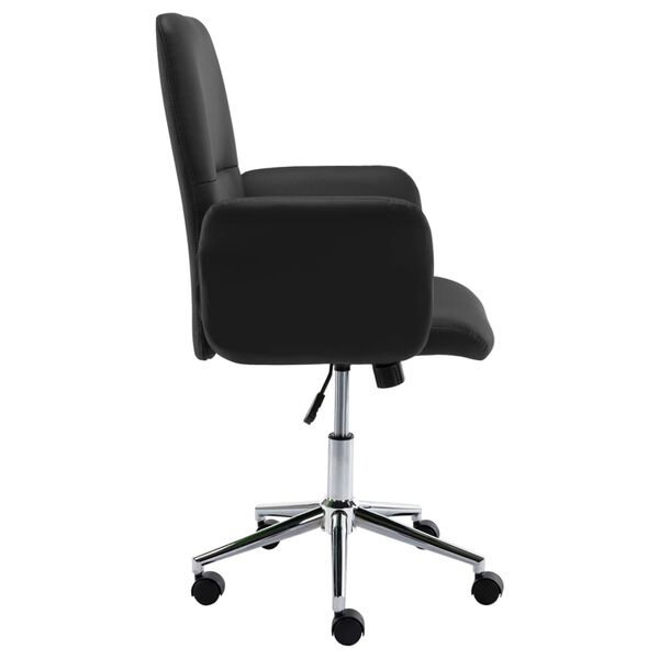 vidaXL B&uuml;rostuhl Schwarz Kunstleder