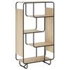 vidaXL Highboard Sonoma-Eiche 80 x 37.5 x 144 cm Holzwerkstoff