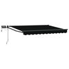 vidaXL Manuelle Gelenkarmmarkise mit LEDs 3 x 2,5 m