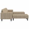 vidaXL Wohnzimmer Couch 3 pcs Hellgrau