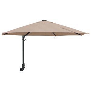 vidaXL Garten-Sonnenschirm 248 x 248 x 148 cm Polyester und Stahl