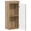 vidaXL Badezimmer-Wandschrank TULUM Artisan-Eiche 37 x 24,5 x 86 cm