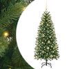 vidaXL K&uuml;nstlicher Weihnachtsbaum Gr&uuml;n 150 cm PE und PVC