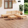 vidaXL 6-tlg. Garten-Lounge-Set Massivholz Kiefer