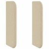 vidaXL Kopfteil Ohr Creme 40,5 x 40,5 x 4 cm Stoff