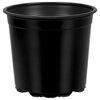 vidaXL Runder Blumentopf 200 stk. Schwarz &Oslash; 15 x 13 cm Kunststoff