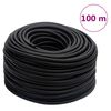 vidaXL Hybrid-Luftschlauch Schwarz 0,6" 100 m Gummi und PVC