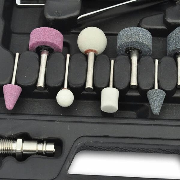 Stabschleifer Einhand-Schleifer Druckluft 16tlg