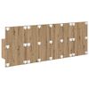 vidaXL Kopfteil mit Schrank 3 pcs Artisan-Eiche Holzwerkstoff