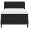 vidaXL Boxspringbett mit Matratze Schwarz 90 x 190 cm Samt