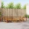 vidaXL Outdoor-Sofagarnitur 7 pcs Natur Massivholz Akazie