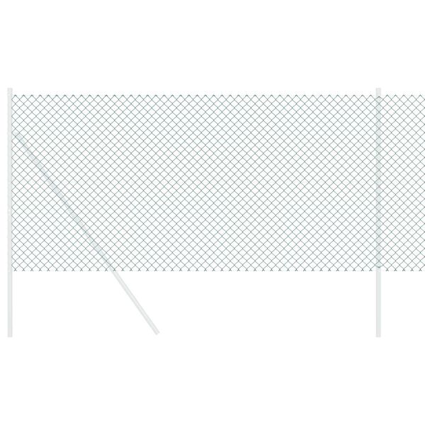 vidaXL Kettenzaun Gr&uuml;n 10 x 1,2 m Stahl