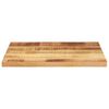 vidaXL Tischplatte 60x50x2,5 cm Rechteckig Raues Massivholz Mango