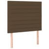 vidaXL Kopfteil Dunkelbraun 90x5x118/128 cm Stoff