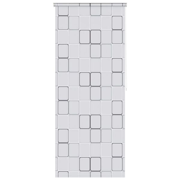 vidaXL Duschrollo 80x240 cm Quadratmuster