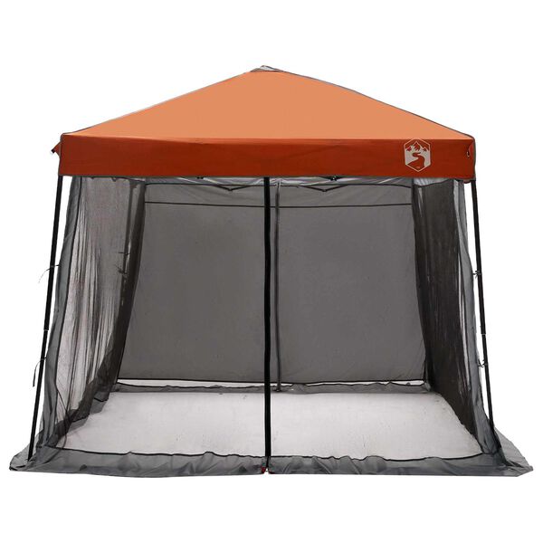 vidaXL Camping-Zelt-Set 2 pcs Grau und Orange Taffeta und Stoff
