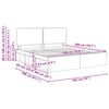vidaXL Bettrahmen Ger&auml;ucherte Eiche 180 x 200 cm Massives Kiefernholz