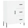 vidaXL Sideboard Wei&szlig; 69,5x34x90 cm Holzwerkstoff