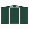 vidaXL Ger&auml;tehaus 257x298x178 cm Metall Gr&uuml;n