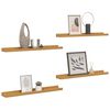 vidaXL Wandregal mit Regal 4 pcs Beige 40 x 9 x 3 cm Holzwerkstoff