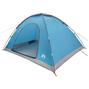 vidaXL Campingzelt mit Dach mit Luftentl&uuml;ftung Blau 335 x 275 x 180 cm