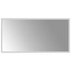 vidaXL LED-Badezimmerspiegel Transparent 80 x 40 cm Geh&auml;rtetes Glas
