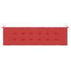 vidaXL Gartenbank-Auflage Rot 180x50x3 cm Oxford-Gewebe