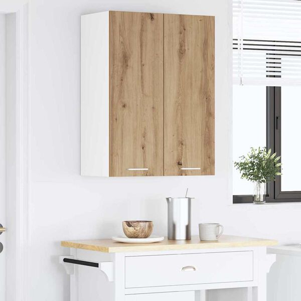 vidaXL H&auml;ngeschrank Artisan-Eiche 60 x 31 x 80 cm Holzwerkstoff