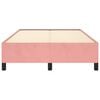 vidaXL Bettgestell Rosa 120x200 cm Samt