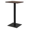 vidaXL Bistrotisch Dunkle Esche 60x60x107 cm