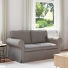 vidaXL Sofa Taupe 155 x 82 x 80 cm Stoff