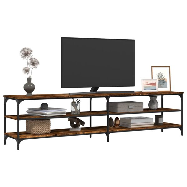 vidaXL TV-Schrank R&auml;uchereiche 200x30x50 cm Holzwerkstoff und Metall