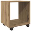 vidaXL Rollschrank Artisan-Eiche 37x33x42,5 cm Holzwerkstoff