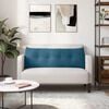 vidaXL R&uuml;ckenkissen Blau 140 x 24 x 50 cm Samt