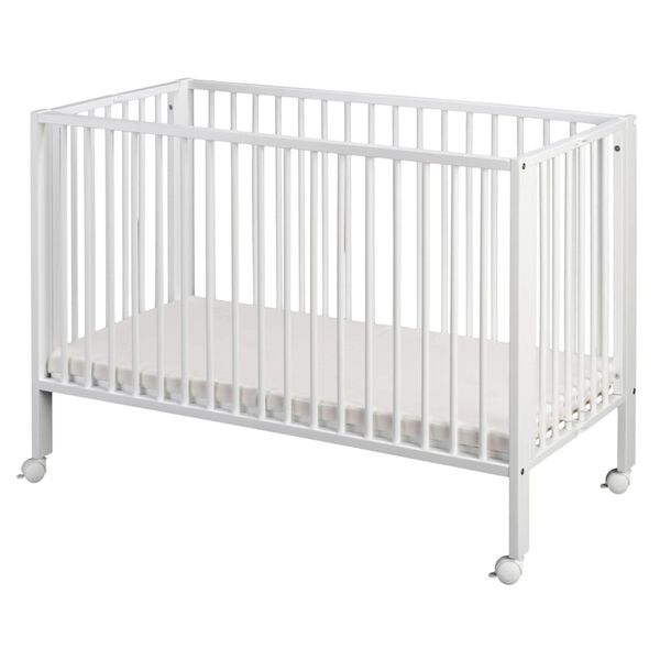 tiSsi Klappbares Kinderbett Wei&szlig;