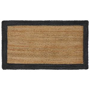 vidaXL Bereichsteppiche Dunkelgrau 60 x 110 cm Jute