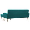 vidaXL Sofa in L-Form Stoffbezug 186x136x79 cm Grün